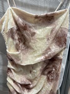 Brown &amp; Beige Tie-Dye Slip Dress
