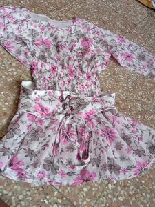 Floral Print Mini Dress