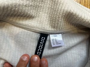 H&amp;M Ribbed Button-Down Top