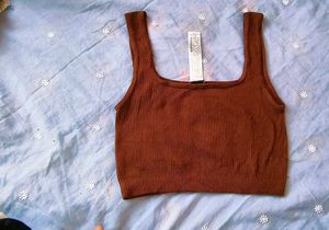 Very Beautiful Zara Ribbed Crop Top