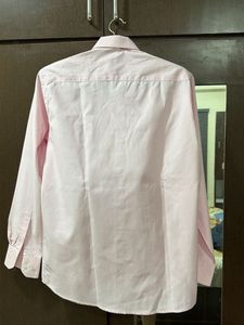 Men's Pink Long Sleeve Button-Down Shirt