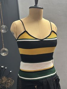 Striped Knit Cami Top