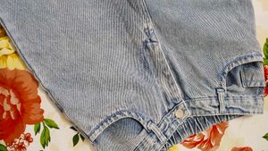 2 branded jeans ( charcoal and sky blue color)