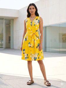 Beachy tie up Dress
