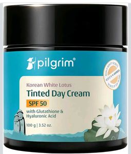 Pilgrim Korean White Lotus Tinted Day Cream SPF 50