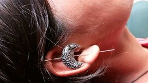 2 piece Oxidized Earrings Set