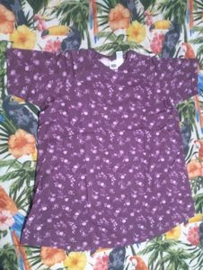 Charming Floral Print T-Shirt