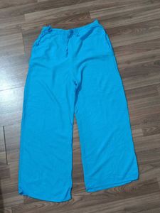 Bright Blue Wide Leg Lounge Pant