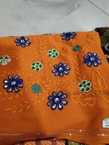 Assorted Sarees 6 pish new unused georgette saree