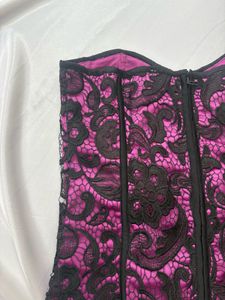 Purple Lace Corset Top