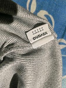 Comfortable Grey mini dresswith Bow Detail