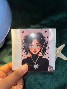Anti tarnish lucky charm Pendant Necklace🍀✨