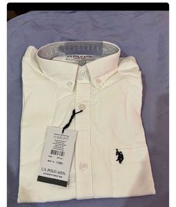 U.S. Polo Assn. White Men's Shirt newwdtag