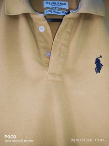 Men's Yellow Polo T-Shirt