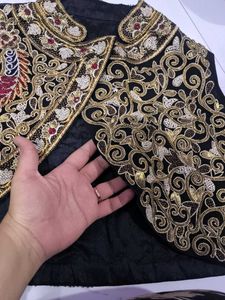 Embroidered sequence Jacket for women ethenic piec