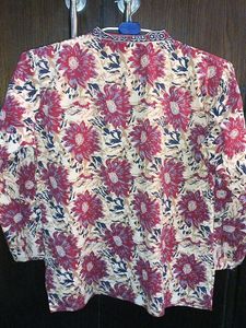 Floral Ethnic Top/ Short Kurti