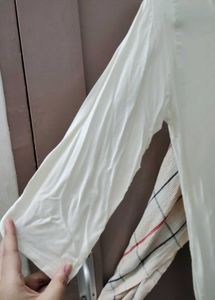 Comfortable White Button-Down Kurta