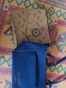 Ted Baker London Blue Striped Crossbody Bag and br