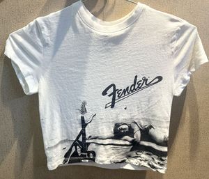 H&amp;M graphic print crop tee