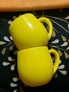 Gorgeous Large Couple Fibre Cofffe Mugs