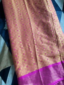 Beautiful Pink &amp; Gold Saree
