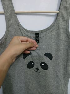 Friskers Tank Top Combo Grey and Black