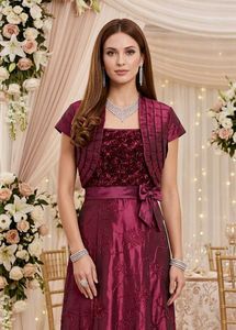 Beautiful Maroon  Gown