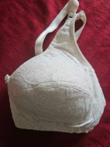 Neva White Lace Crochet  Bra