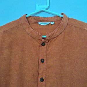 👚 | Women's Brown Henley Top