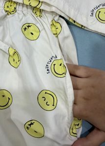 Cute Smiley Face Pajama Set