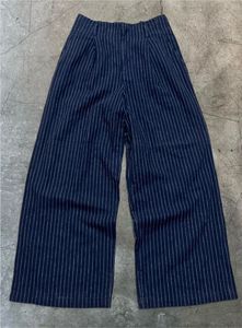 Uniqlo Striped Wide-Leg Pants