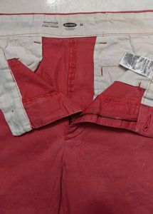 Old Navy Red Chino Shorts