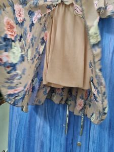 Floral Cold Shoulder Dress