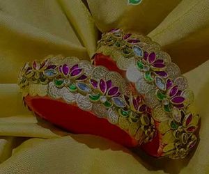 Lakshmi Kasullu With Louts Bangles
