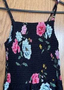Floral Print Jumpsuit with cover up jacket