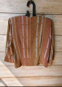 Brown top cum coat