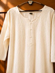 Classic White kurti