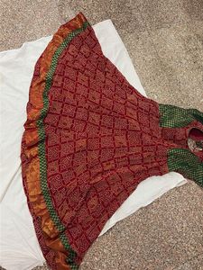 Designer Bandhani Print Dress