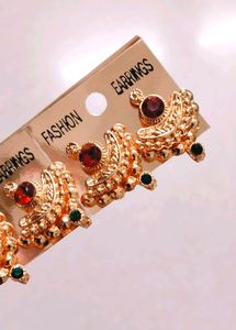 Maharashtrian Traditional Earringss ♥️(Pair Of 3)