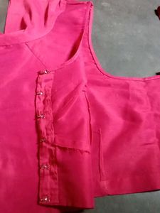 Vibrant Pink Readymade Blouse 💓