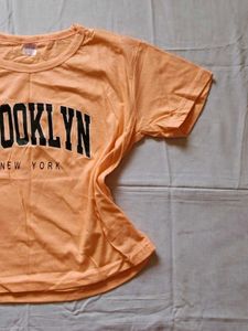 Orange Brooklyn New York Graphic Tee