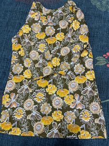 Floral Print short Kurta