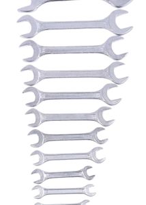 💥Asian Paints TruCare 12-in-1 Pcs Double Open-End Jaw Spanners Wrench Set | Carbon Steel with Rust &amp; Corrosion Resistant Chrome Plating &amp; Satin Finish | Multipurpose DOE Jaw Spanners Tool Kit
