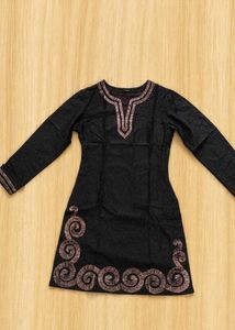 Embellished Black Kurti