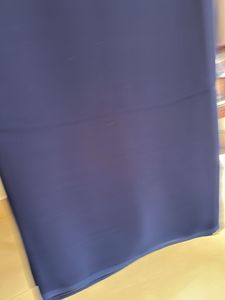 plane Elegant Navy Blue Saree