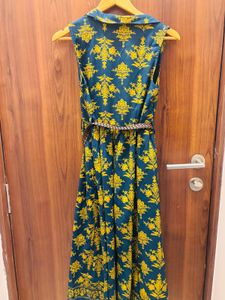 Boho Print Sleeveless Maxi Dress