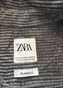 Zara Men's Corduroy Button-Up Shirt