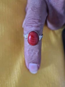 Coral Stone Ring