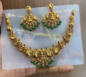 Exquisite Gold-Plated Necklace &amp; Earring Set
