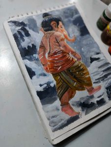 Lord Ganesha Painting